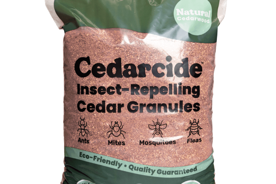 does cedar mulch repel ticks