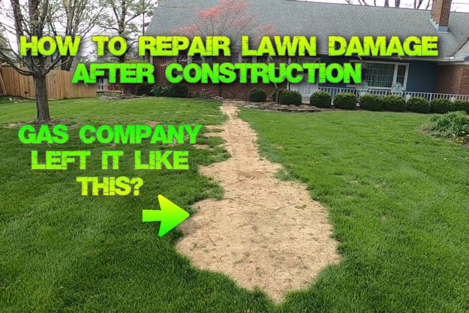 How Do I Repair My Lawn After Trenching