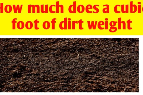 how much does 2 cubic feet of soil weigh