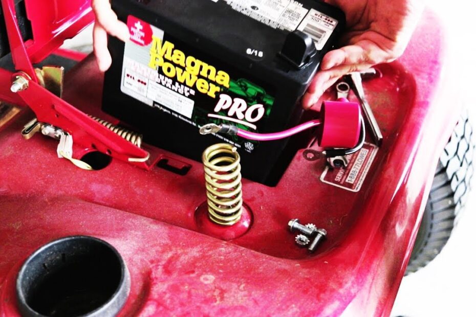 How to Change a Riding Lawn Mower Battery