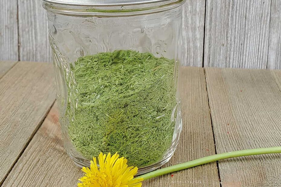 How to Dehydrate Dandelion Flowers