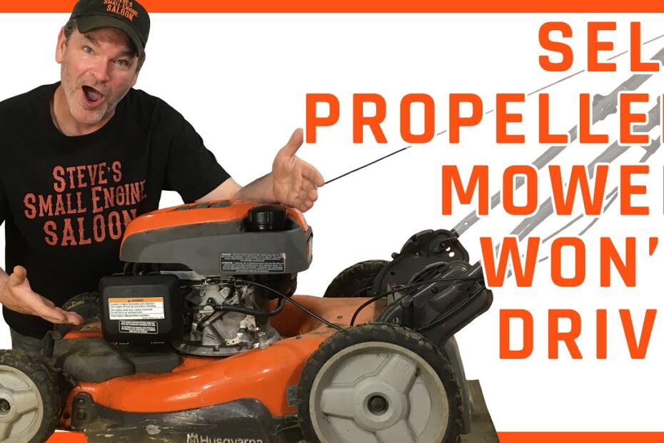 how to fix a self propelled lawn mower