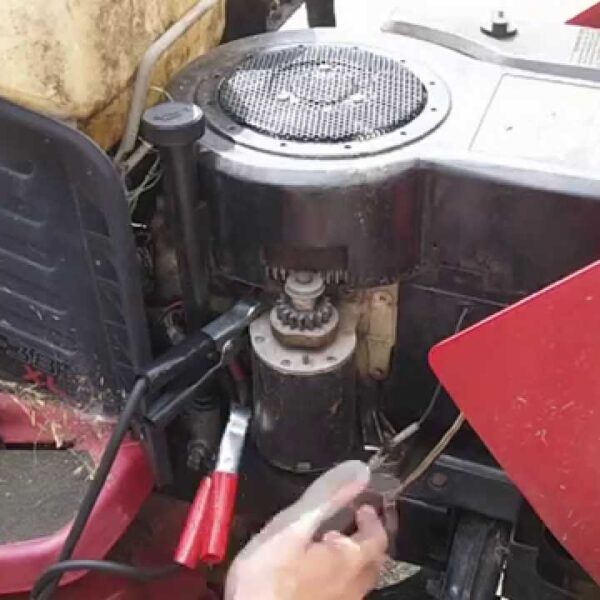 how to hot wire riding lawn mower