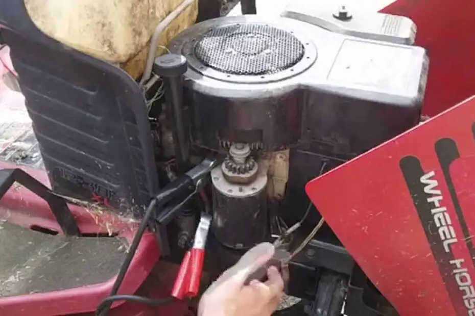 How To Hot Wire Riding Lawn Mower