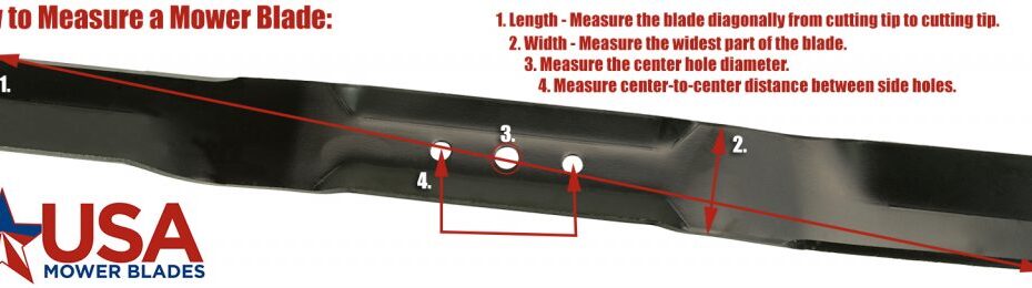 How to Measure Mower Blades