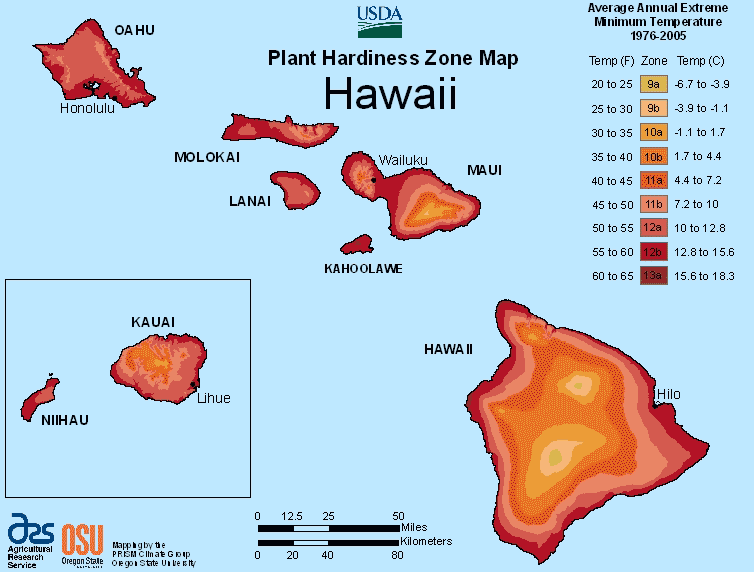 What Plant Zone is Hawaii