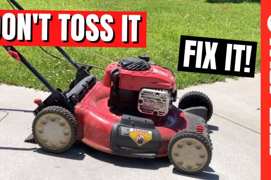 why my troy bilt lawn mower wont start