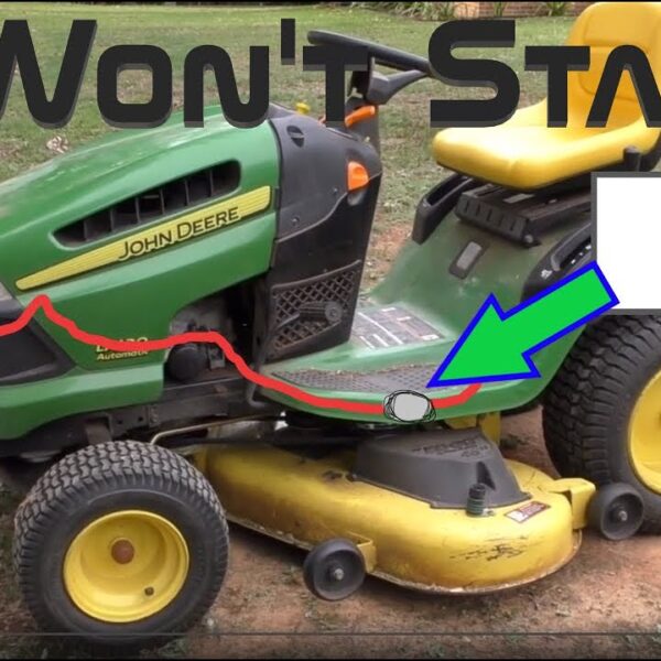 why wont my john deere mower start