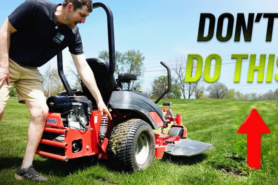 How to Turn a Zero Turn Mower