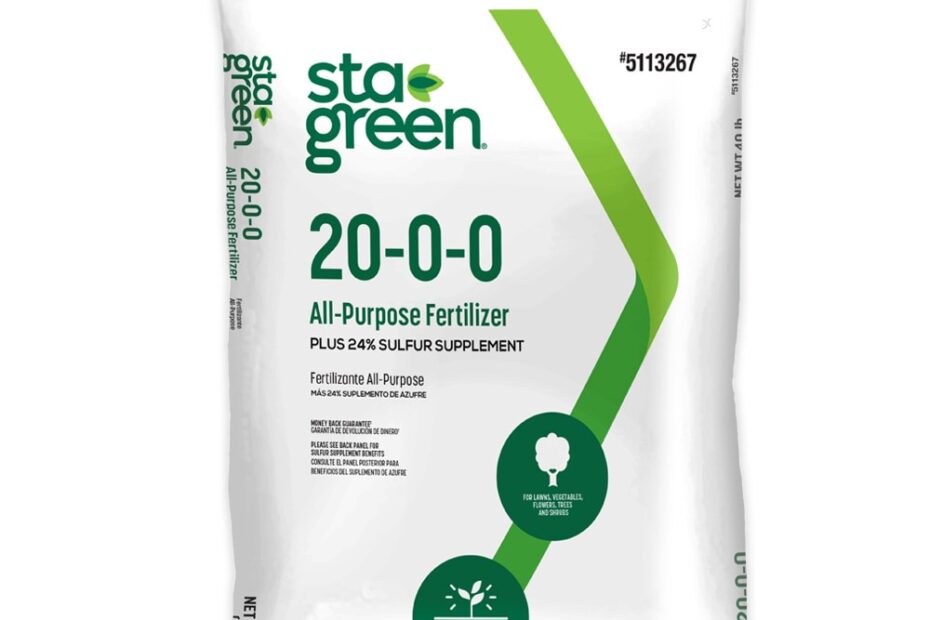 What is 20 0 0 Fertilizer Used for