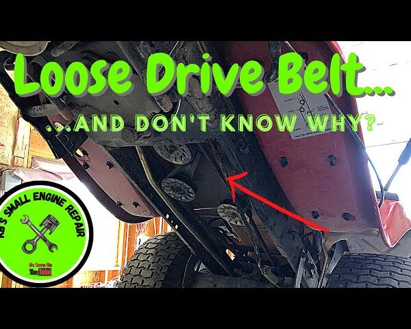 How to Tighten Drive Belt on Craftsman Lawn Mower
