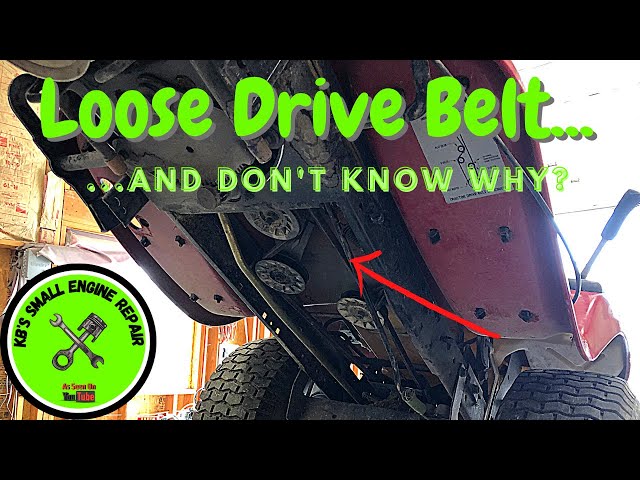 How to Tighten Drive Belt on Craftsman Lawn Mower