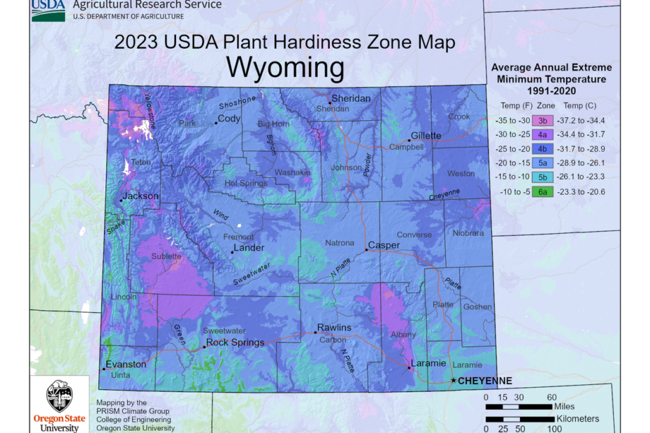 What Plant Zone is Wyoming